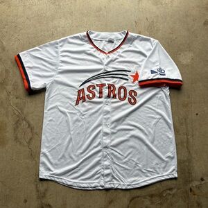 Houston Astros Baseball Jersey Shirt Mens Size XL Classic White Alvarez #44 MLB